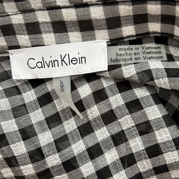 Calvin Klein l Button Up Dress Cover - Picture 3 of 3